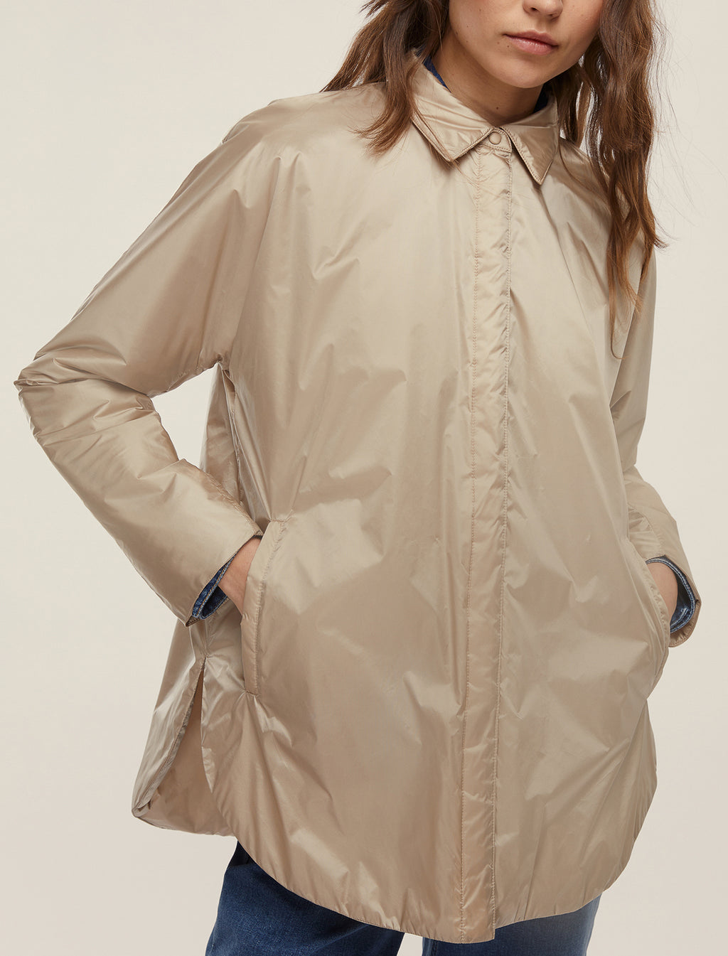 Giacca camicia in tessuto tecnico - Arizona (Emme Marella)