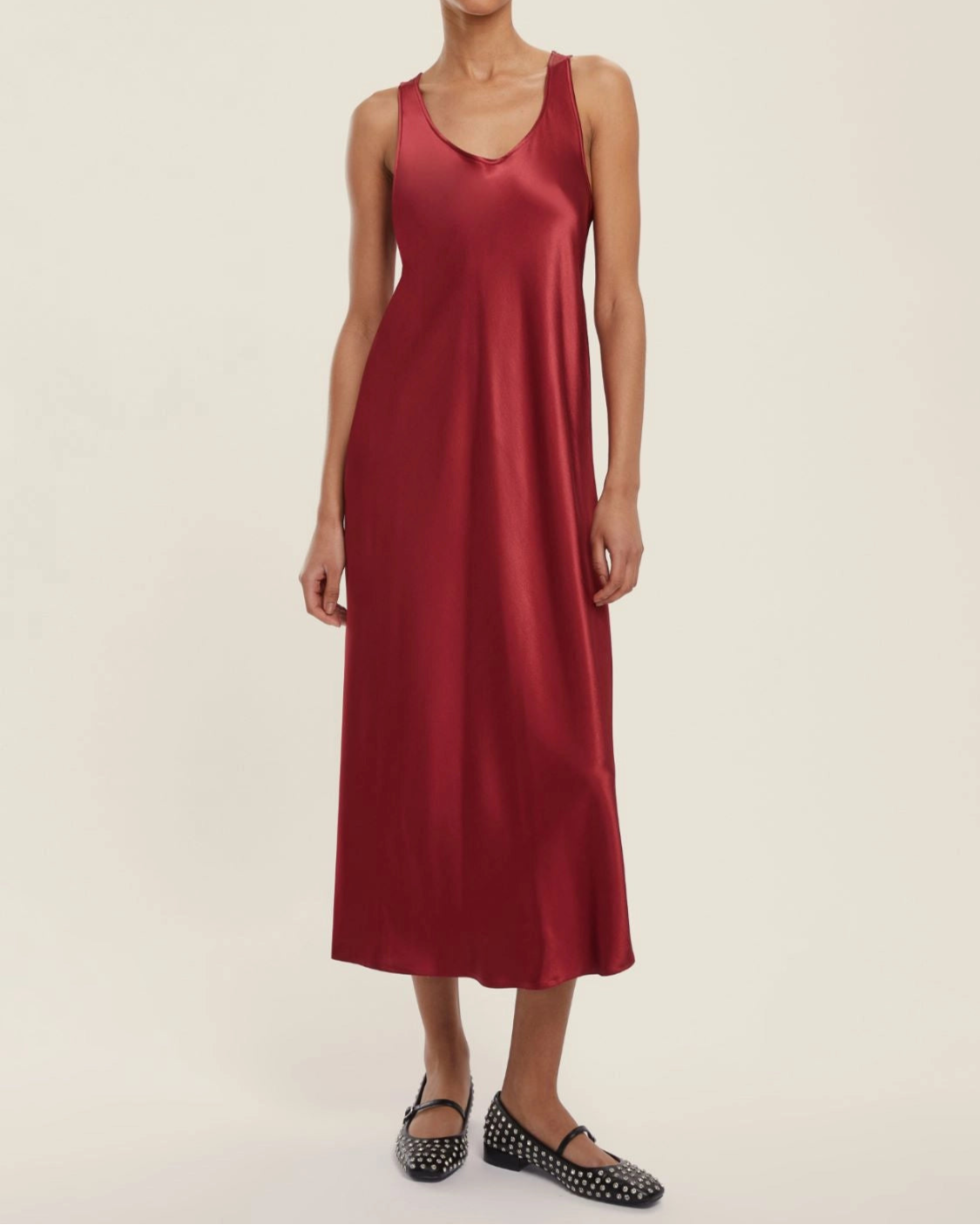 Abito smanicato in raso - Urano (Emme Marella)