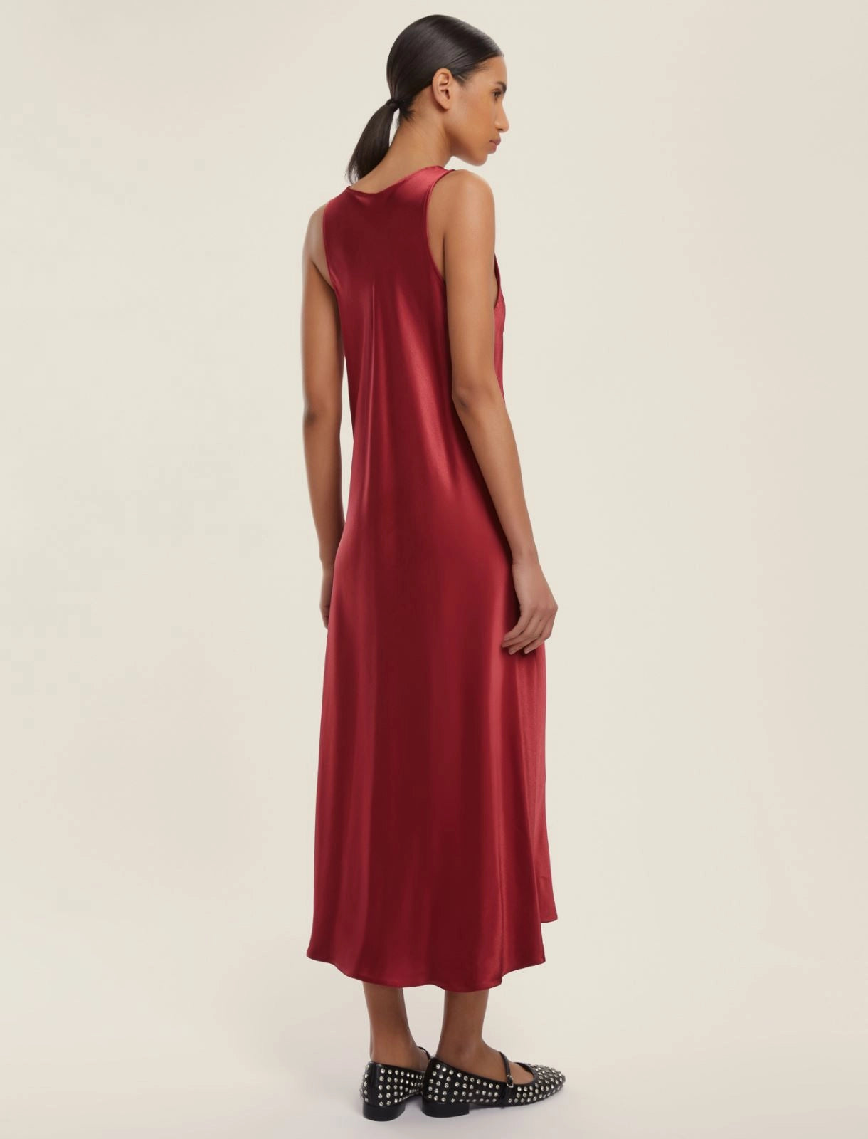 Abito smanicato in raso - Urano (Emme Marella)