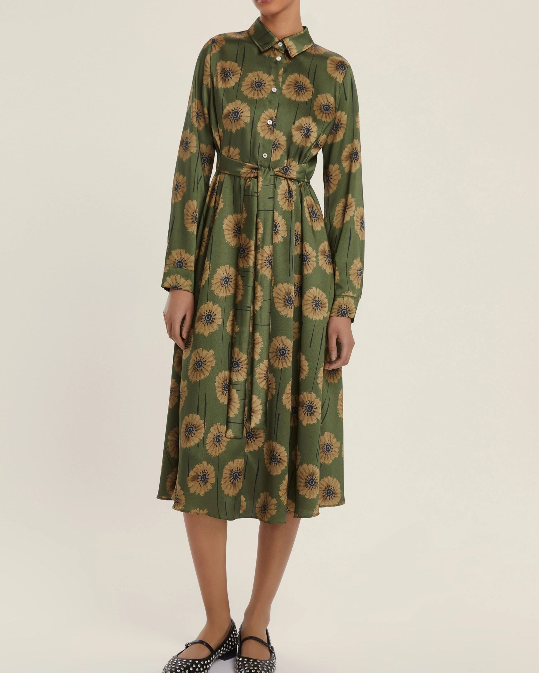 Abito in twill stampato - Comma (Emme Marella)