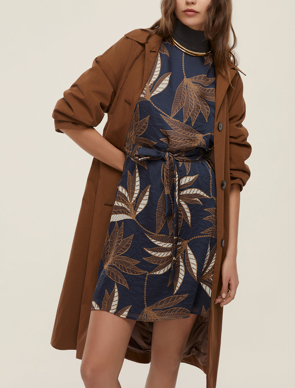 Abito dritto in raso - Fisica (Emme Marella)