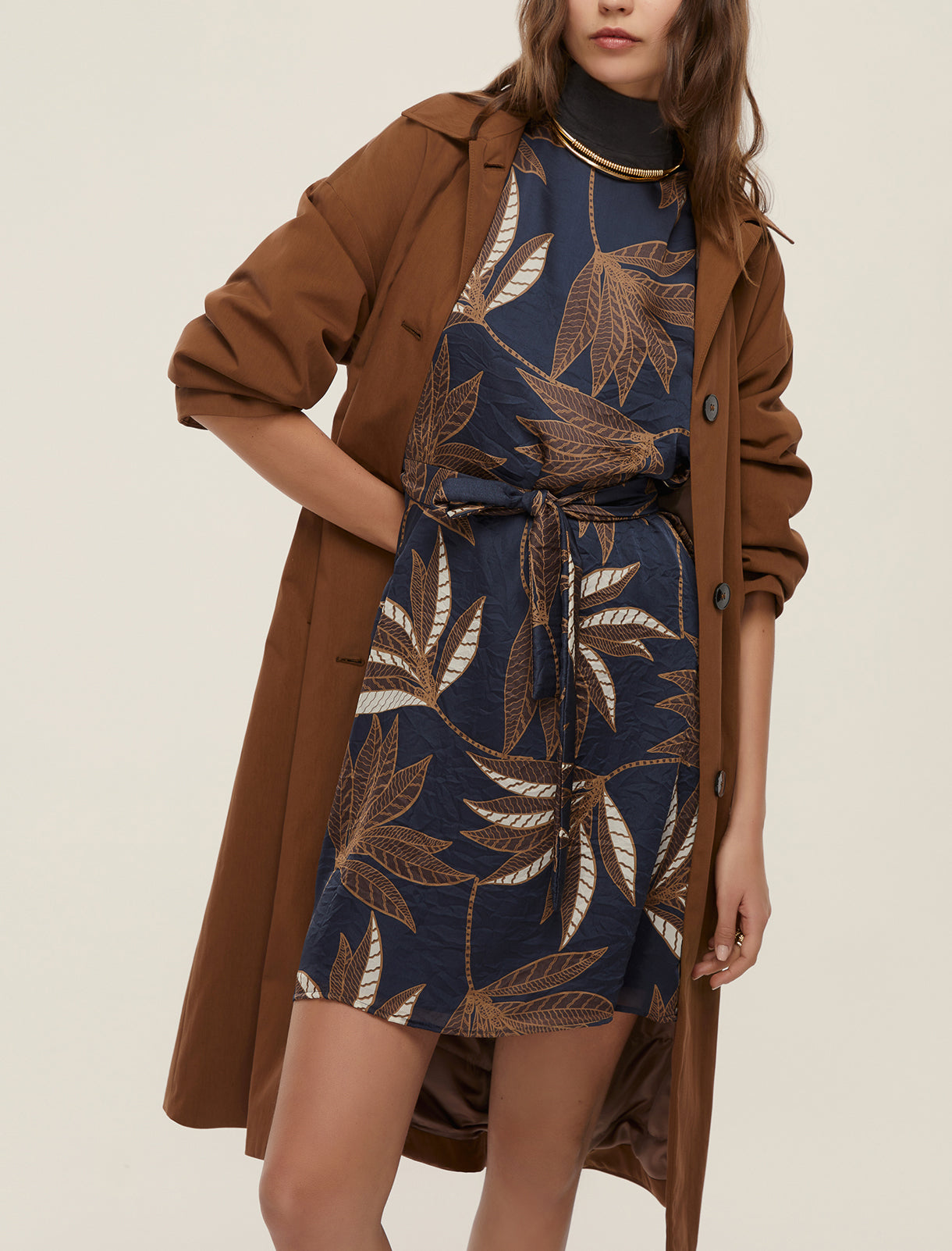 Abito dritto in raso - Fisica (Emme Marella)