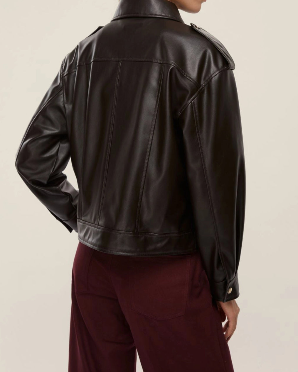 Giubbino in jersey spalmato - Testa di Moro (Emme Marella)