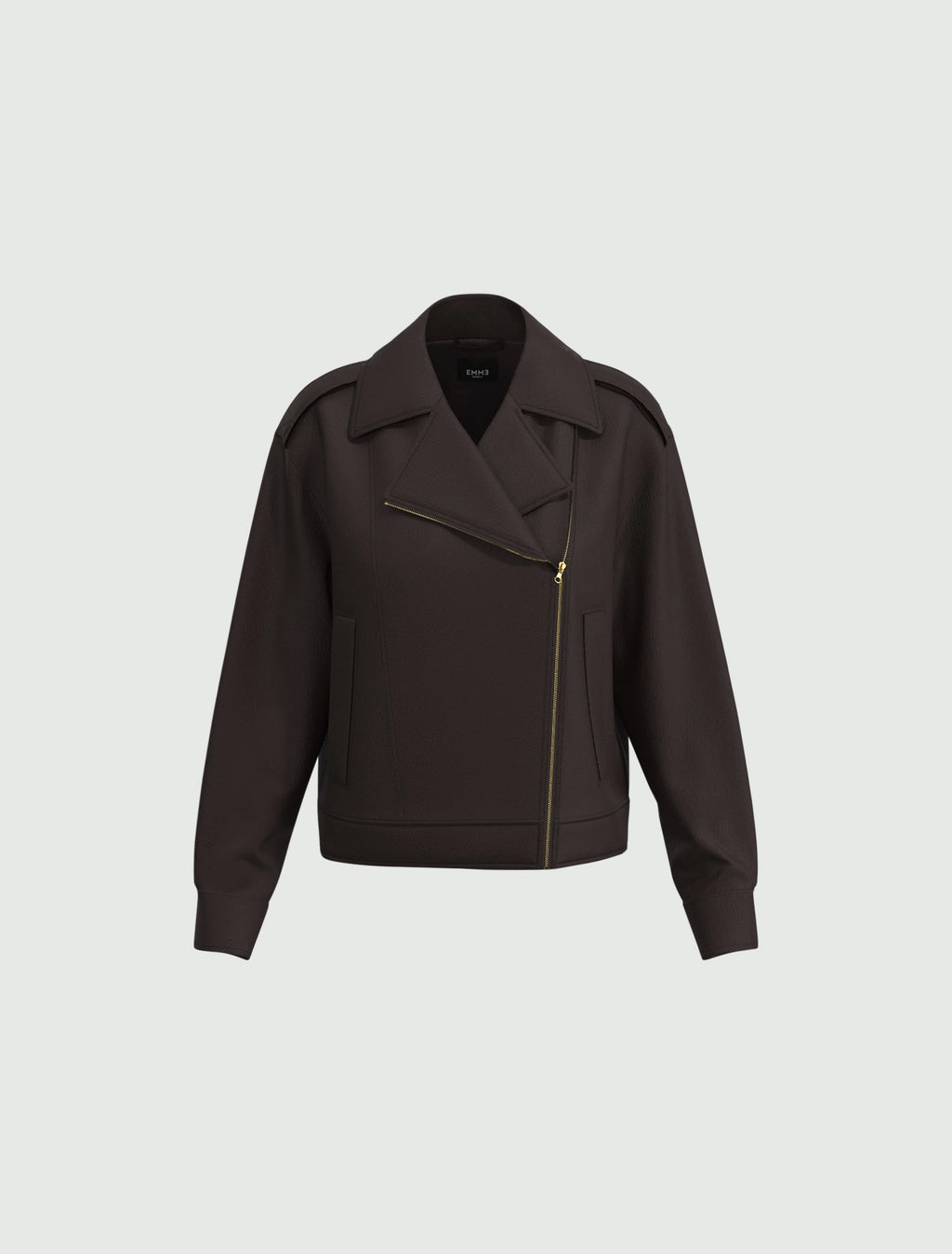 Giubbino in jersey spalmato - Testa di Moro (Emme Marella)