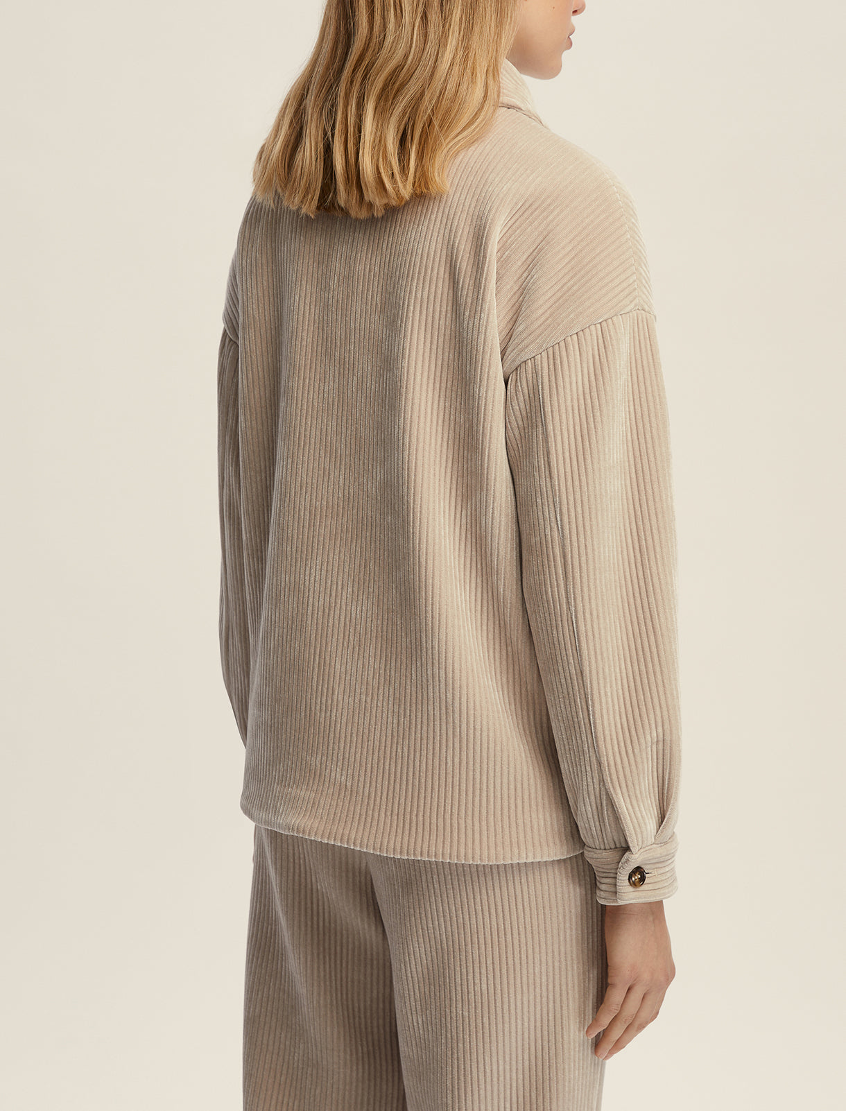 Camicia over in jersey velluto a coste - Andy (Emme Marella)