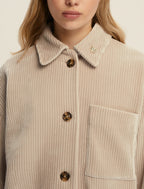 Camicia over in jersey velluto a coste - Andy (Emme Marella)