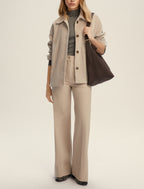 Camicia over in jersey velluto a coste - Andy (Emme Marella)