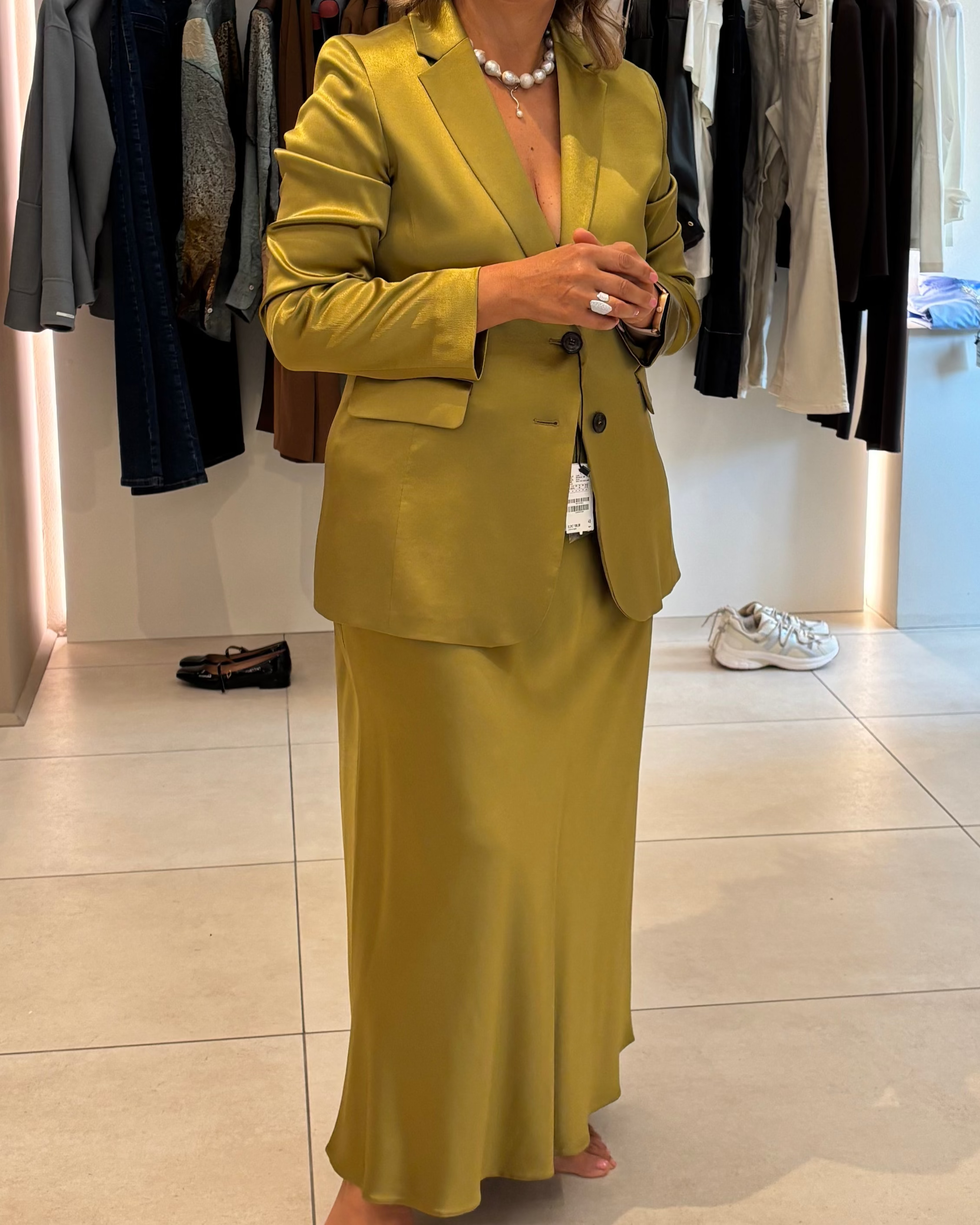 Blazer in raso di viscosa stretch - Filare (Emme Marella)