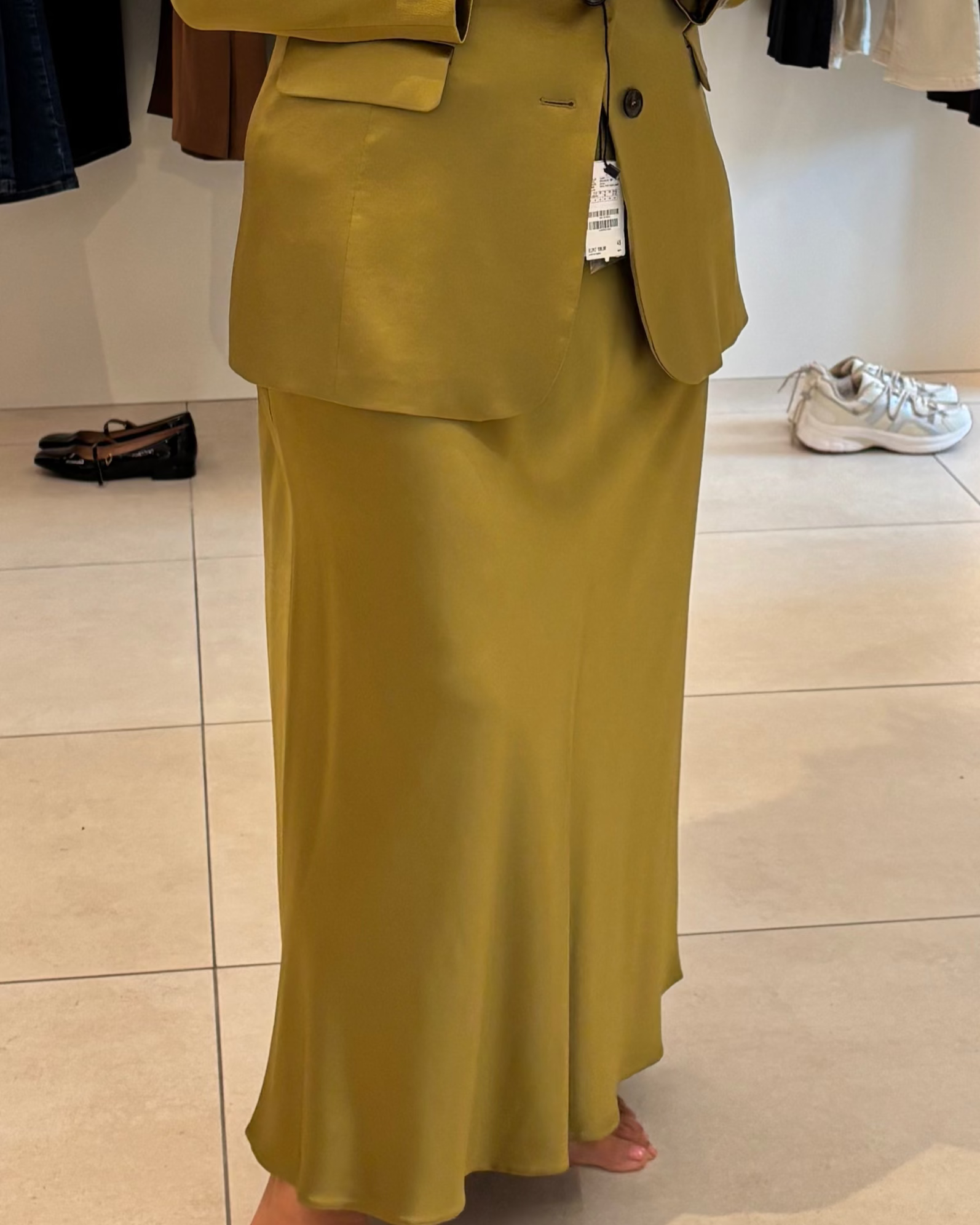 Gonna svasata raso di viscosa stretch - Dindy (Emme Marella)