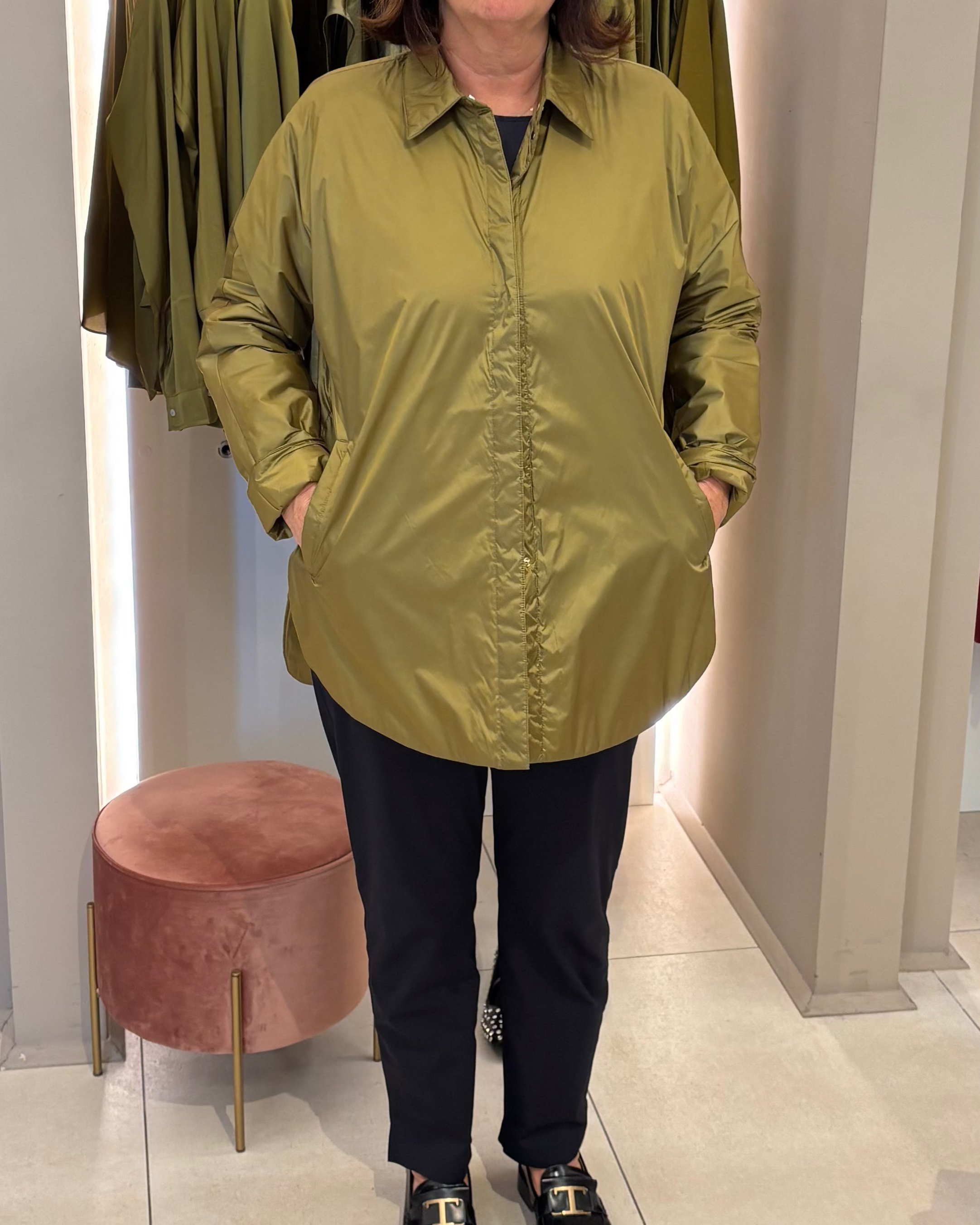 Giacca camicia in tessuto tecnico - Arizona (Emme Marella)