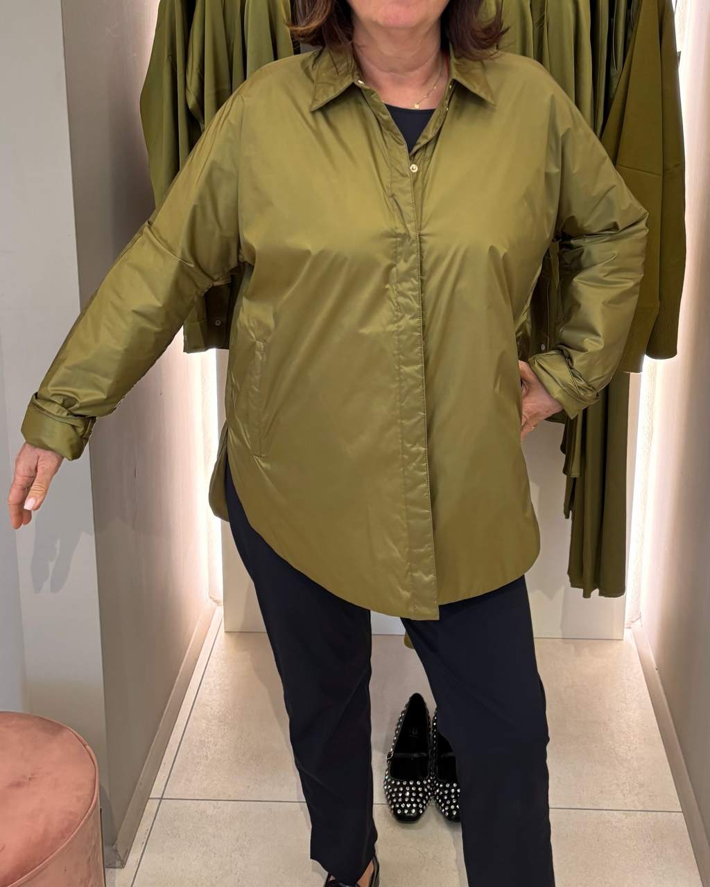 Giacca camicia in tessuto tecnico - Arizona (Emme Marella)