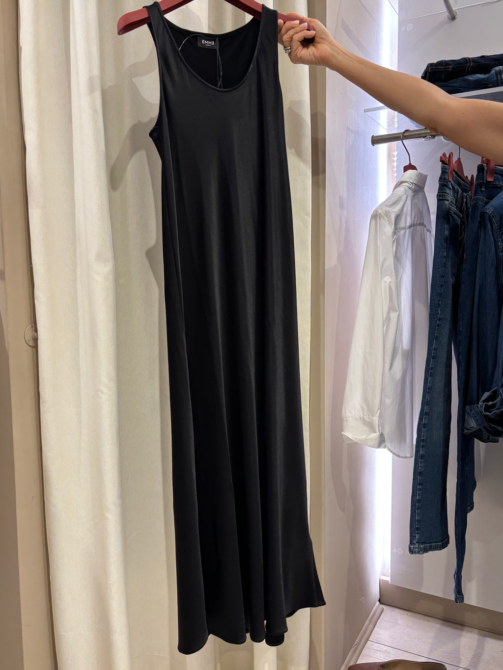 Abito smanicato in raso - Urano (Emme Marella)