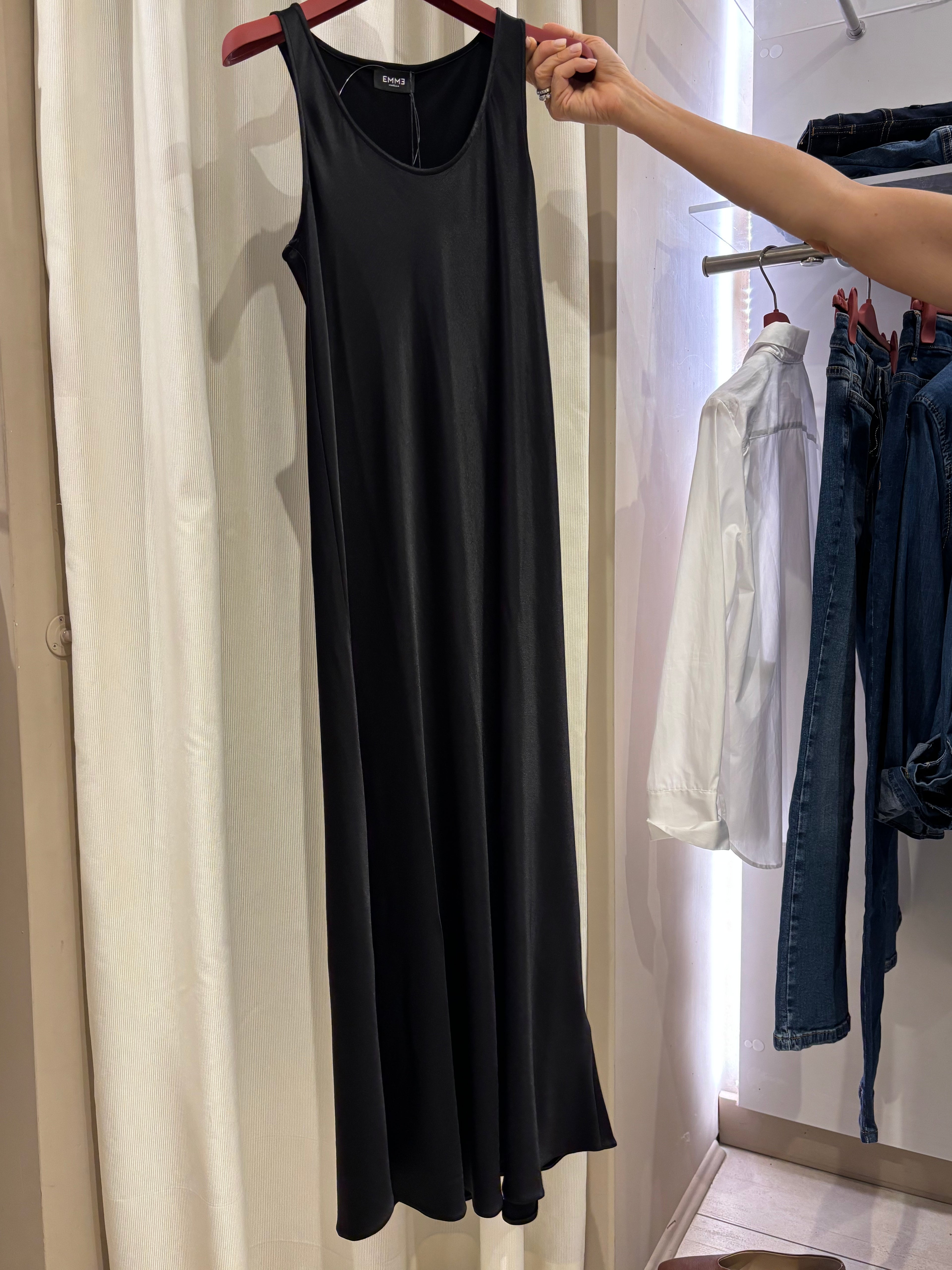 Abito smanicato in raso - Urano (Emme Marella)